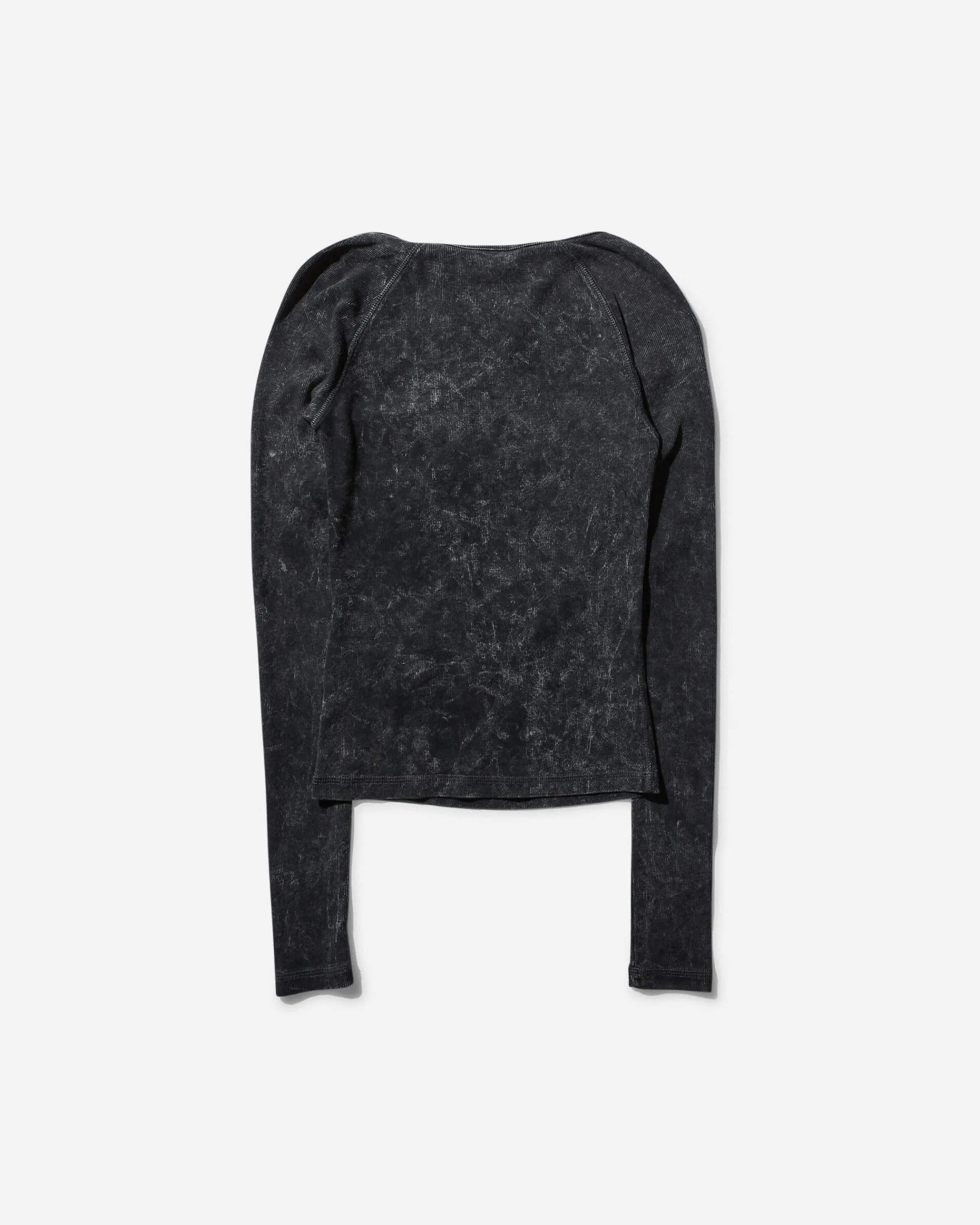 Diesel T-Shirts^Women's Cross-Over Straps Ribbed Longsleeve Top Black