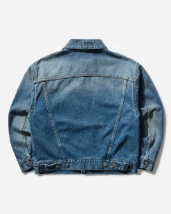 MM6 Maison Margiela Coats And Jackets^Women's Deconstructed Denim Jacket Medium Blue