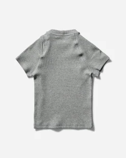 Ottolinger T-Shirts^Women's Decontructed Rib T-Shirt Silver Melange