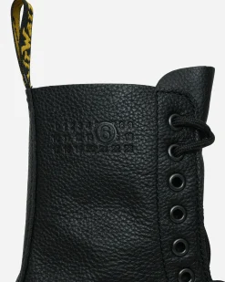 MM6 Maison Margiela Boots^Women's Dr. Martens 1490 10 Eye Twisted and Reimagined 85 Last Boots Black