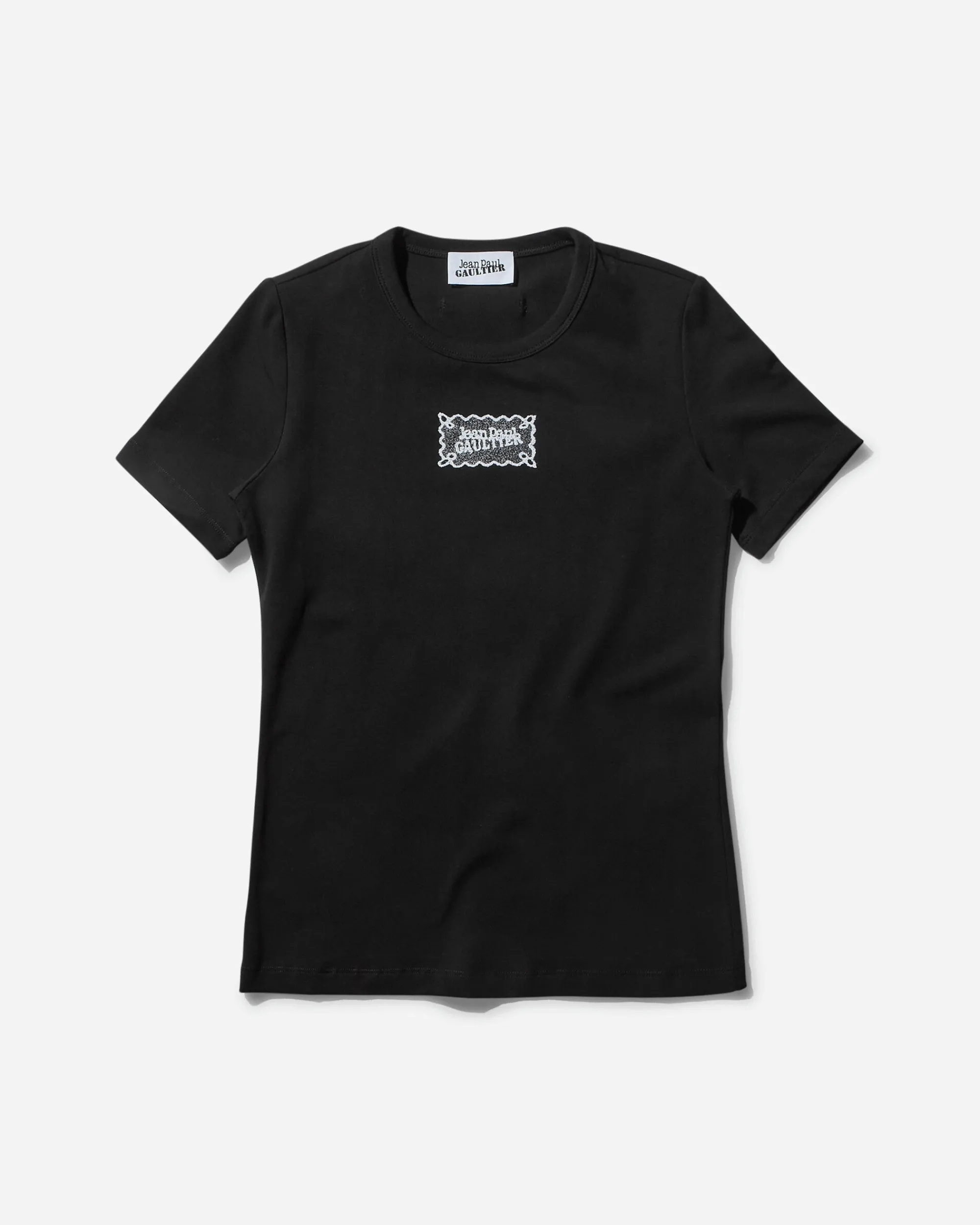 Jean Paul Gaultier T-Shirts^Women's Embroidered Logo Baby T-Shirt Black