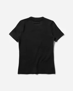 Jean Paul Gaultier T-Shirts^Women's Embroidered Logo Baby T-Shirt Black