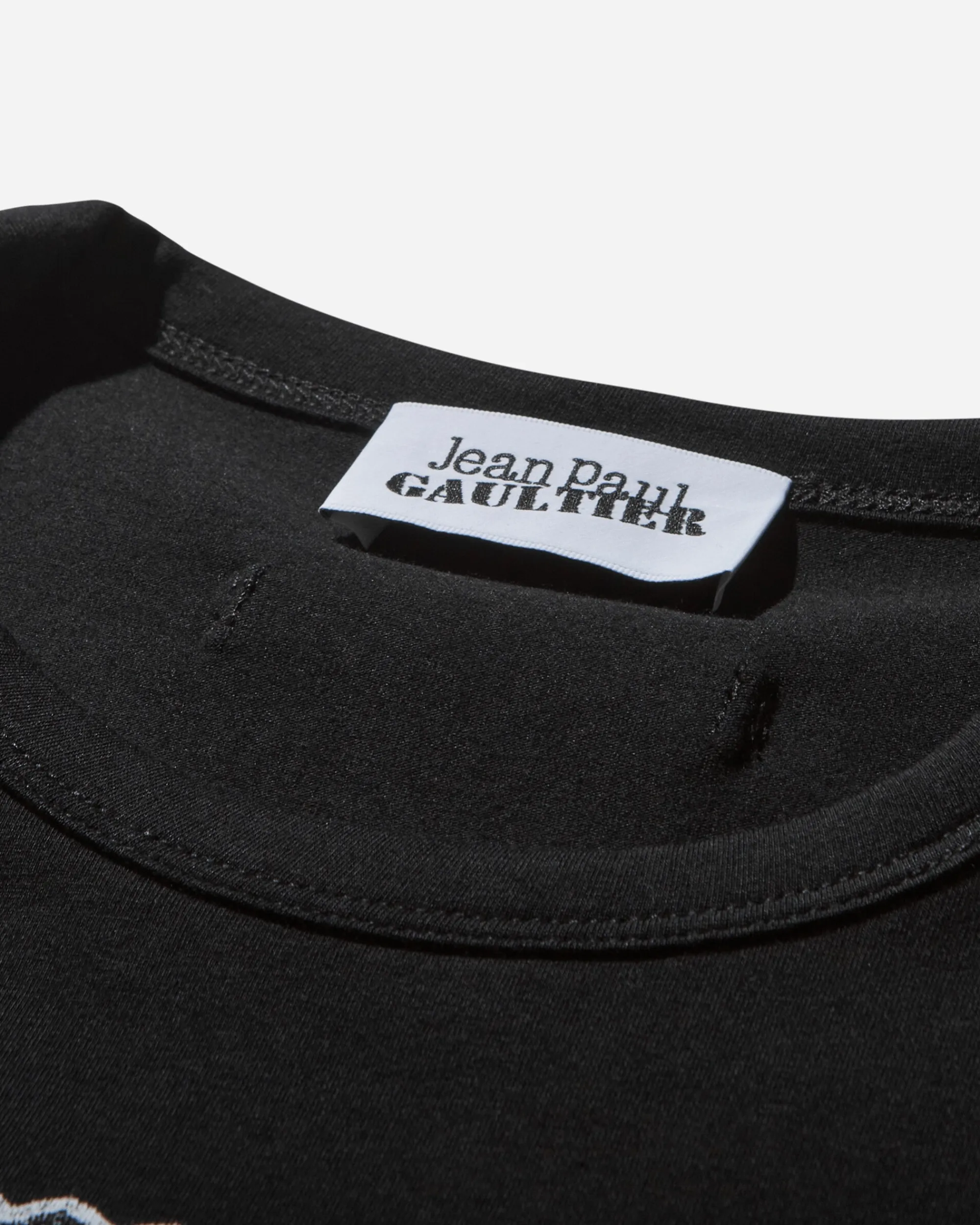 Jean Paul Gaultier T-Shirts^Women's Embroidered Logo Baby T-Shirt Black