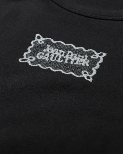 Jean Paul Gaultier T-Shirts^Women's Embroidered Logo Baby T-Shirt Black