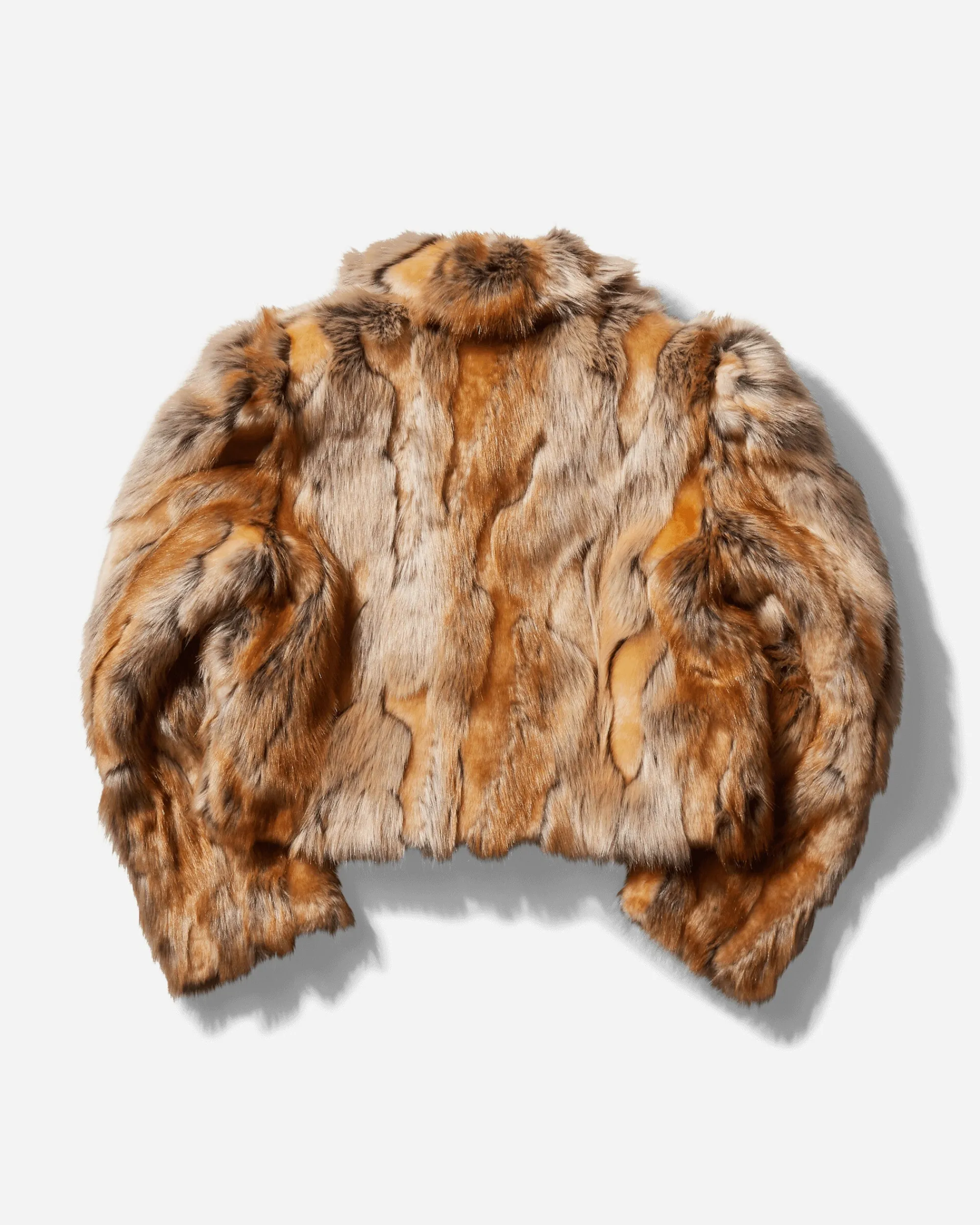Guess USA Coats And Jackets^Women's Faux Fur Jacket Tan