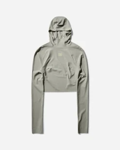adidas Sweatshirts^Women's Fear of God Athletics Base Layer Crop Hoodie Sesame