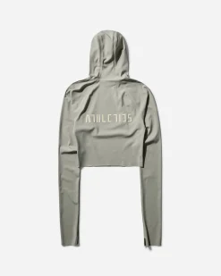 adidas Sweatshirts^Women's Fear of God Athletics Base Layer Crop Hoodie Sesame