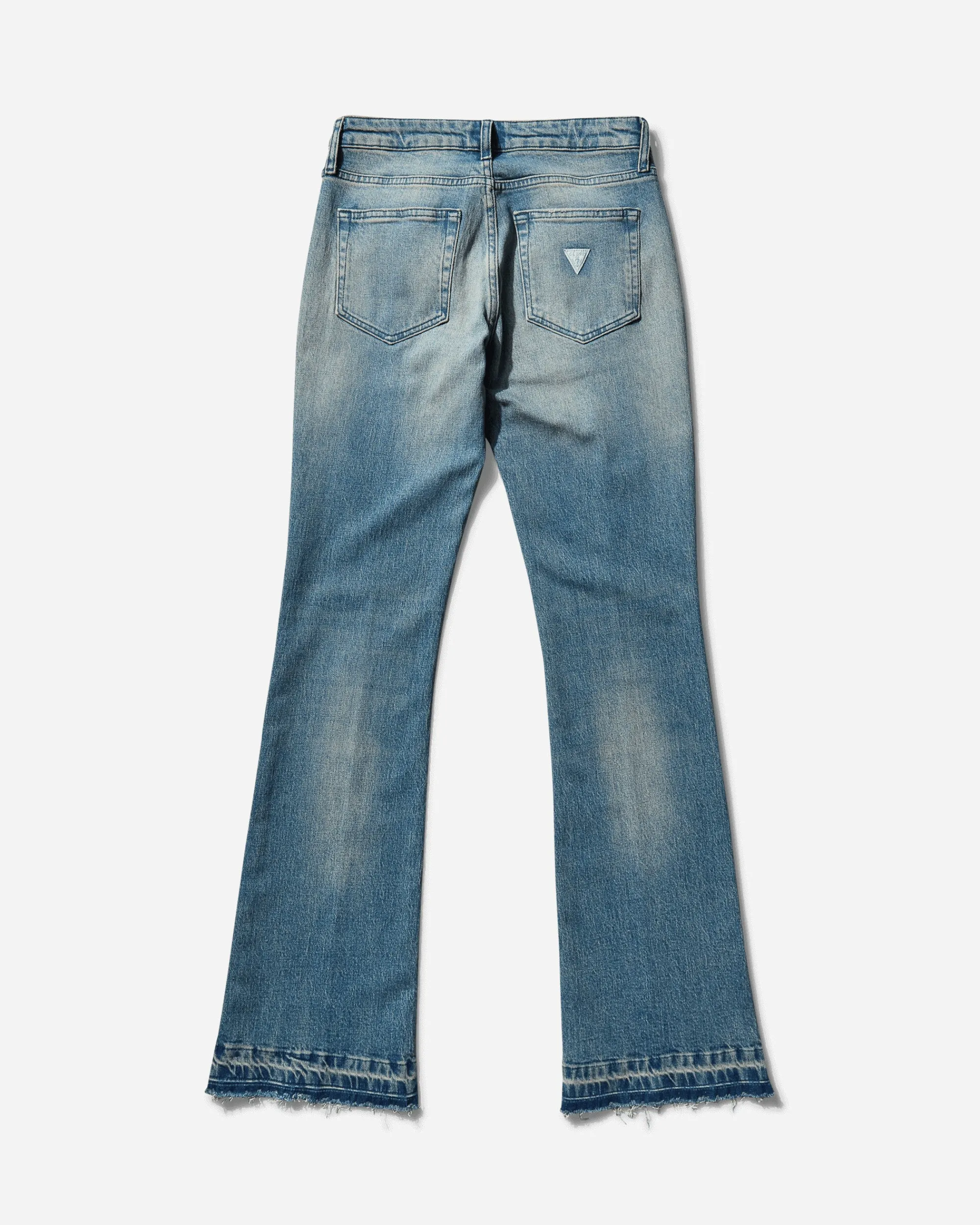 Guess USA Pants^Women's Flare Denim Pants Used Indigo Wash