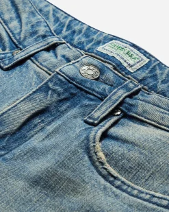 Guess USA Pants^Women's Flare Denim Pants Used Indigo Wash