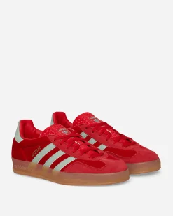 adidas Sneakers·Low|Sneakers^Women's Gazelle Indoor Sneakers Better Scarlet / Hazy Green