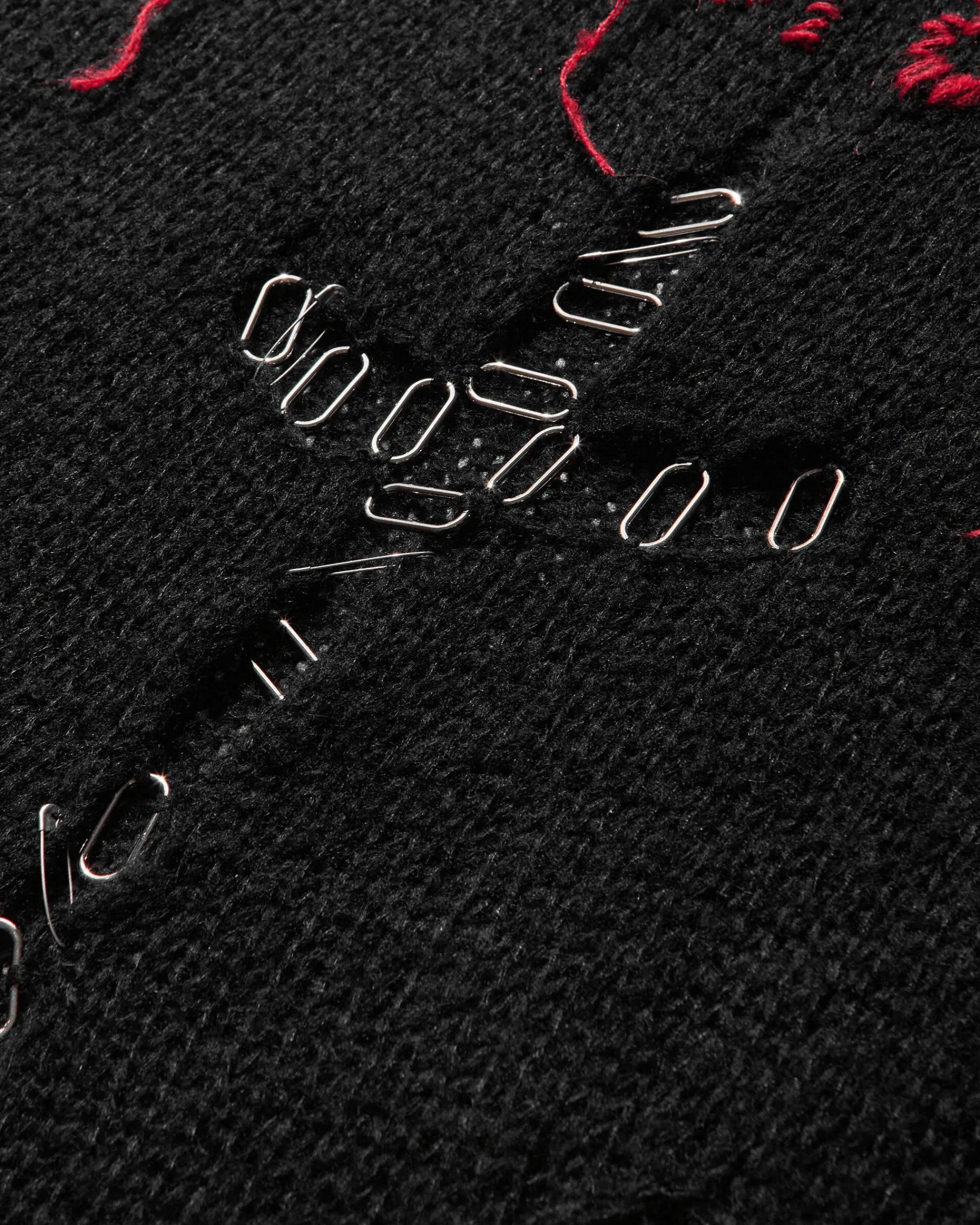 Hysteric Glamour Knitwears^Women's HYS Logo Oversized Sweater Black