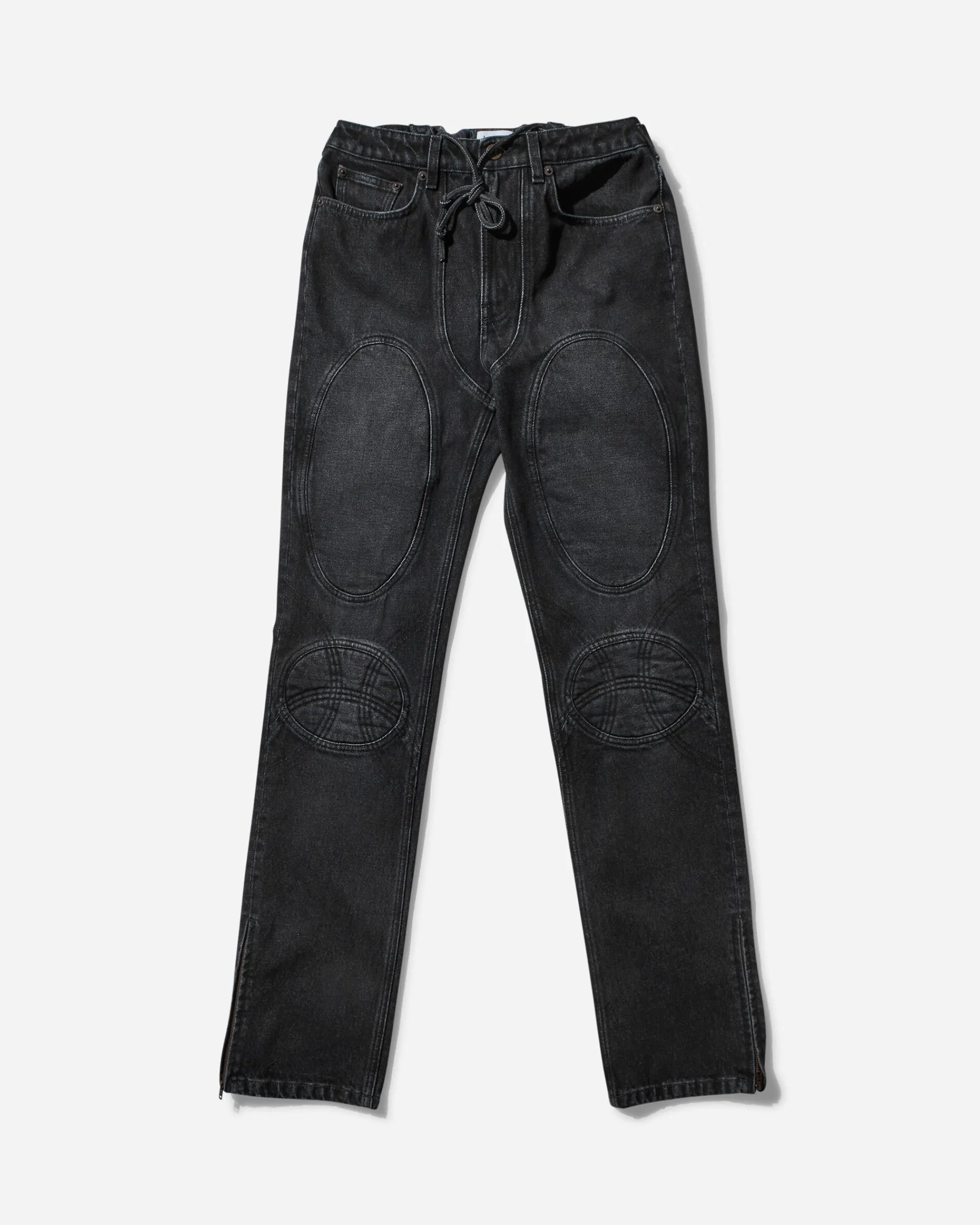 Jean Paul Gaultier Pants^Women's Lace-Up Denim Pants Vintage Black