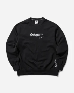 Nike Sweatshirts^Women's Loose French Terry Top Black