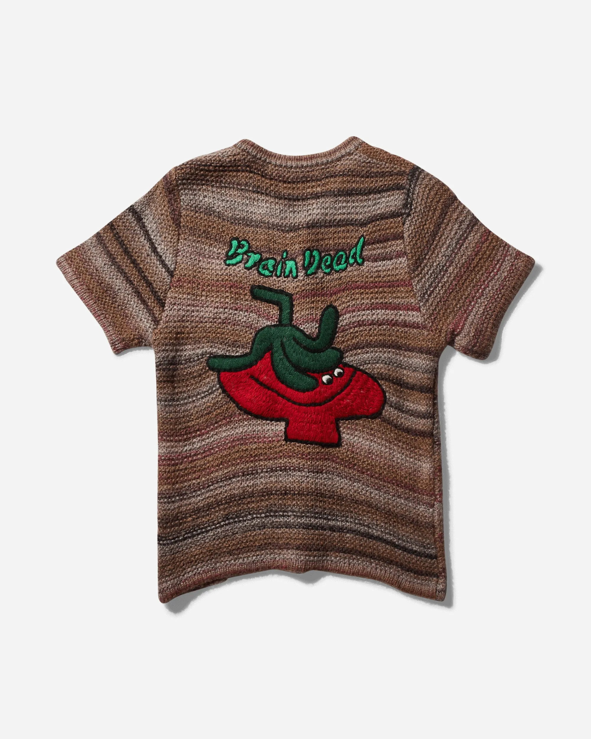 Brain Dead Knitwears^Women's Madera Knit Shortsleeve Sweater Brown