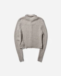 Our Legacy Knitwears^Women's Mazzy Polo Sweater Beige Melange