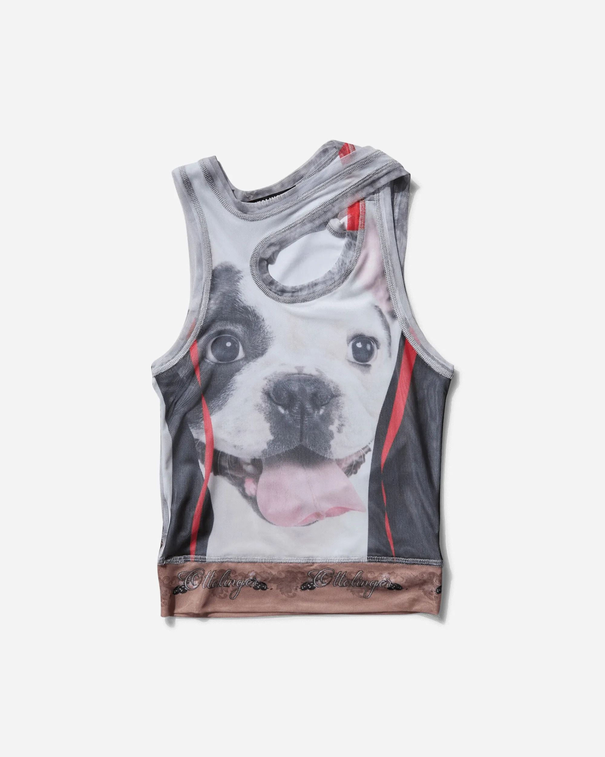 Ottolinger T-Shirts^Women's Mesh Tank Top Dog Print