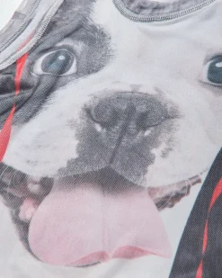 Ottolinger T-Shirts^Women's Mesh Tank Top Dog Print