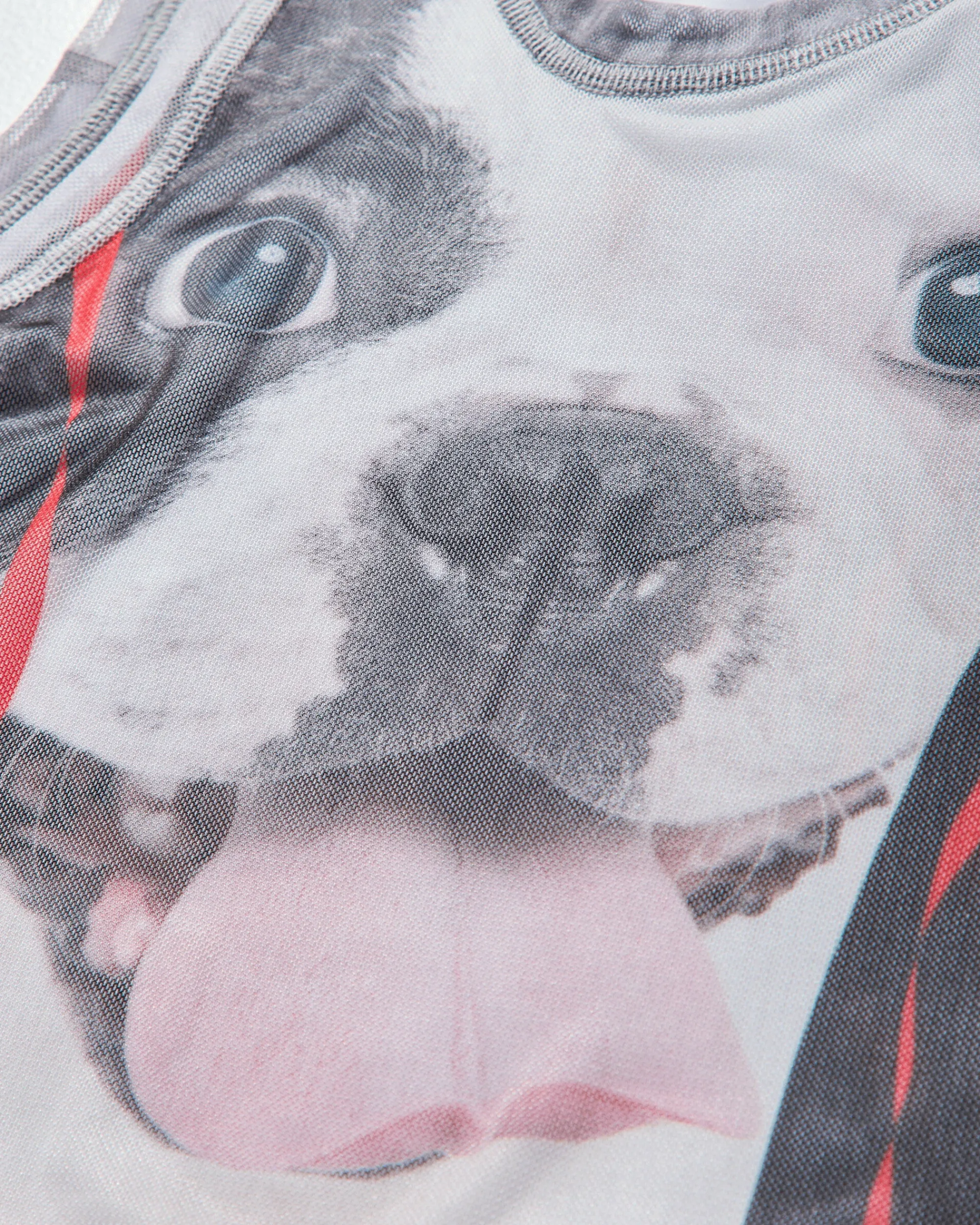 Ottolinger T-Shirts^Women's Mesh Tank Top Dog Print