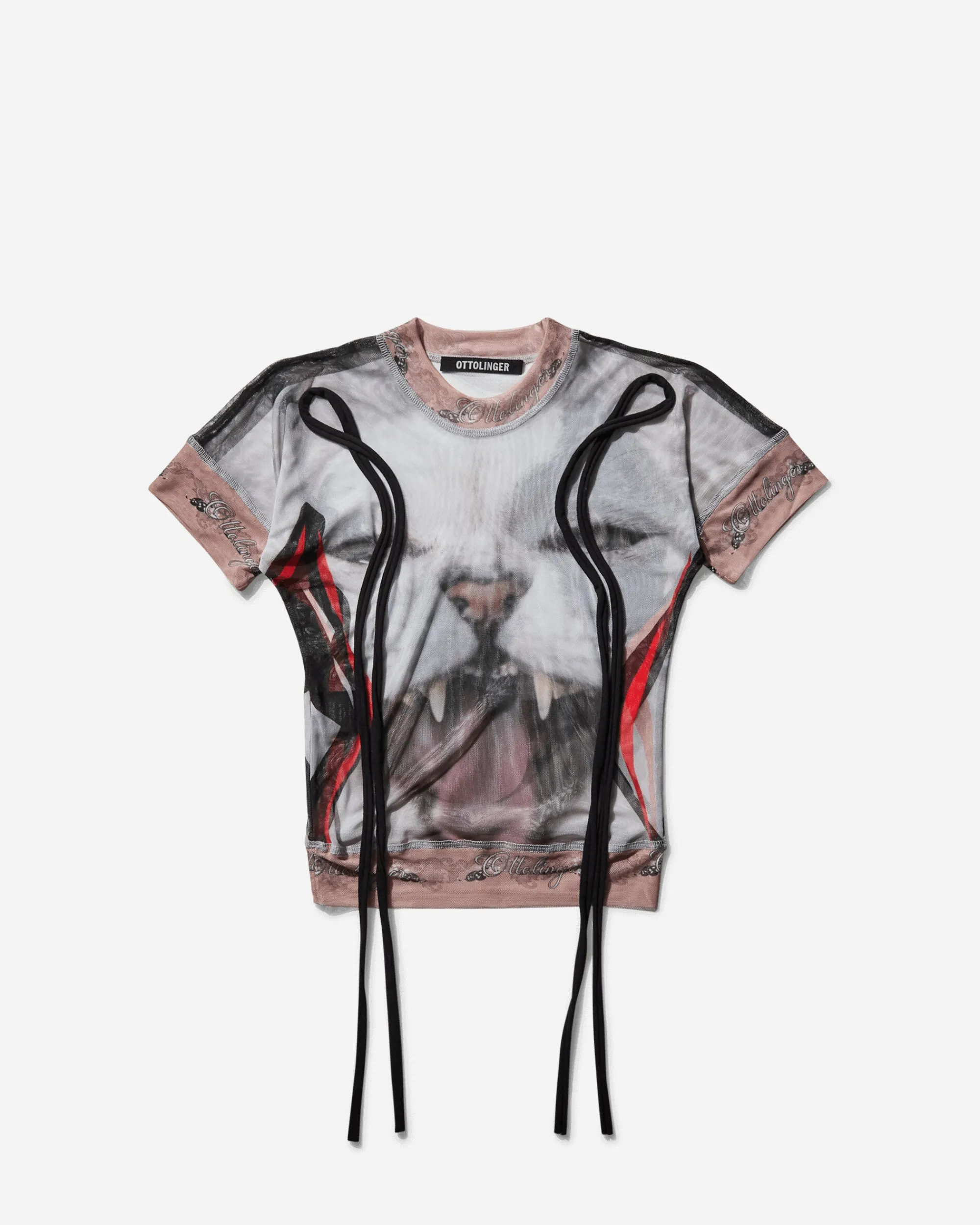 Ottolinger T-Shirts^Women's Mesh T-Shirt Cat Print