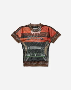 Ottolinger T-Shirts^Women's Mesh T-Shirt Polo Print