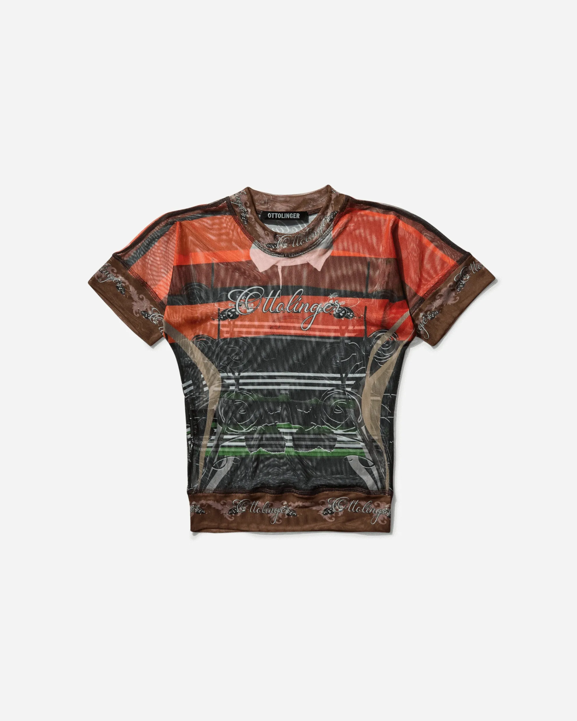 Ottolinger T-Shirts^Women's Mesh T-Shirt Polo Print