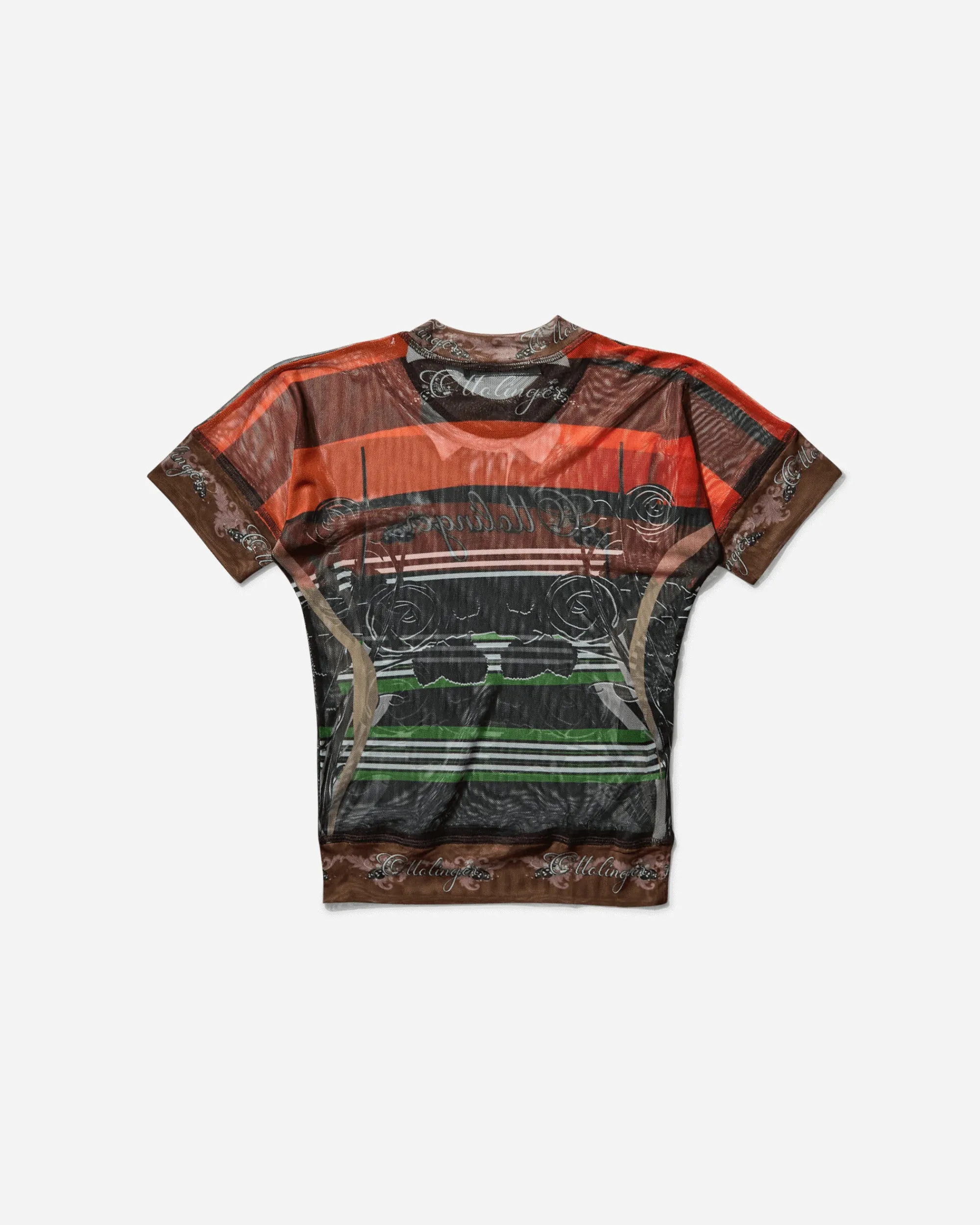 Ottolinger T-Shirts^Women's Mesh T-Shirt Polo Print