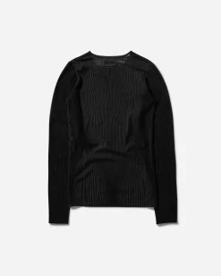 Jean Paul Gaultier T-Shirts^Women's Morphing Pinstripes Longsleeve Top Black