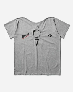 Prototypes T-Shirts^Women's Moved Neckline T-Shirt Grey