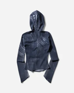 Aesynctx T-Shirts^Women's Mystery Circle Hooded Top Cool Grey
