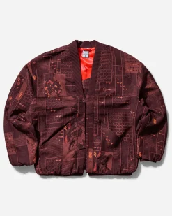 Nike Coats And Jackets^Women's Naomi Osaka Jacquard Jacket Burgundy Crush