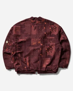 Nike Coats And Jackets^Women's Naomi Osaka Jacquard Jacket Burgundy Crush