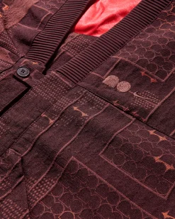 Nike Coats And Jackets^Women's Naomi Osaka Jacquard Jacket Burgundy Crush