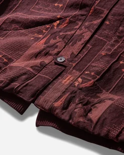 Nike Coats And Jackets^Women's Naomi Osaka Jacquard Jacket Burgundy Crush