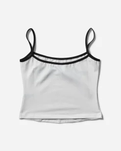 No Dress T-Shirts^Women's "No Cry" Crying Eyes Printed Camisole White