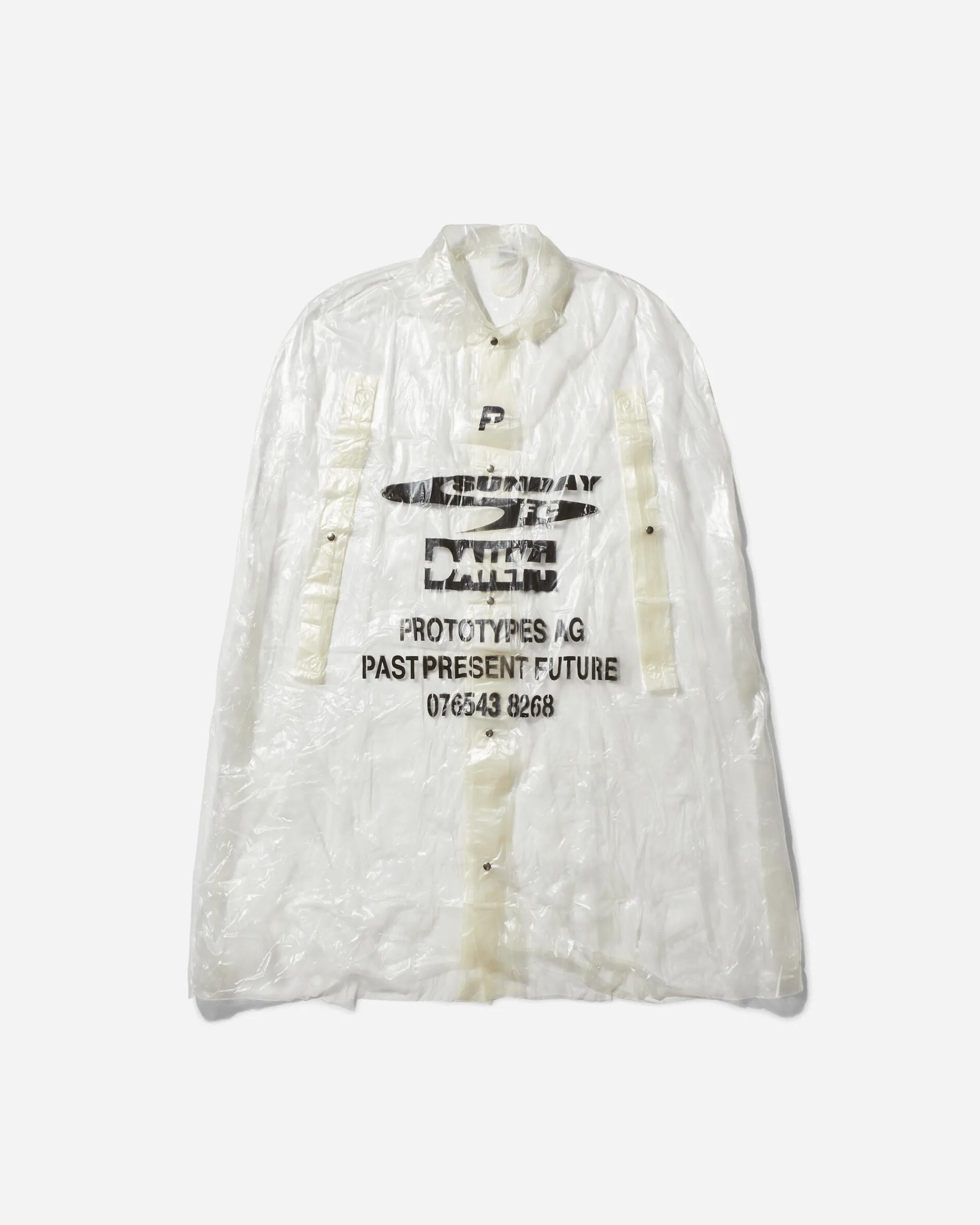Prototypes Coats And Jackets^Women's Printed Poncho Transparent