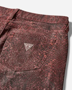 Guess USA Pants^Women's Printed Straight Pants Petite