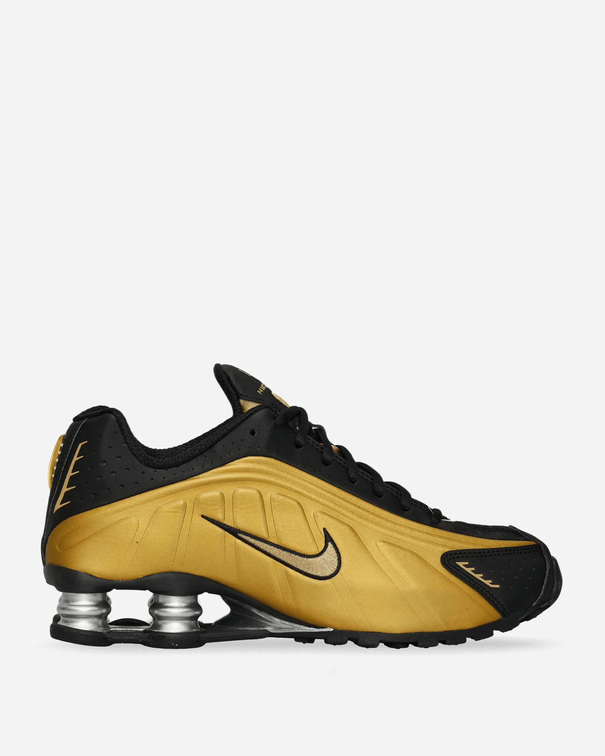 Nike Sneakers·Low|Sneakers^Women's Shox R4 Sneakers Black / Metallic Gold