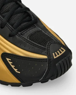 Nike Sneakers·Low|Sneakers^Women's Shox R4 Sneakers Black / Metallic Gold