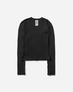 Prototypes T-Shirts^Women's Signed Longsleeve Tee Black