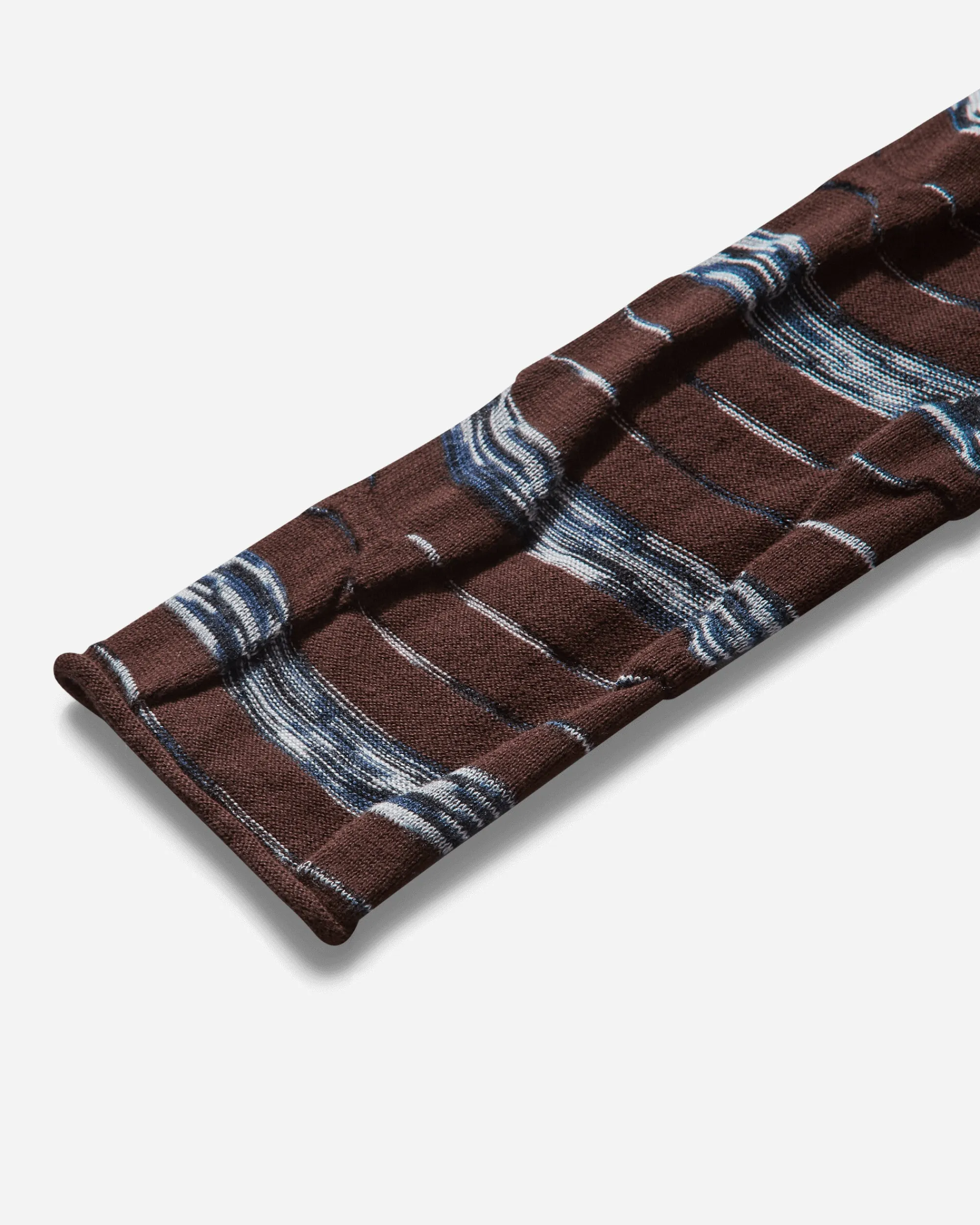 Brain Dead Knitwears^Women's Space Dye Turtleneck Navy / Brown