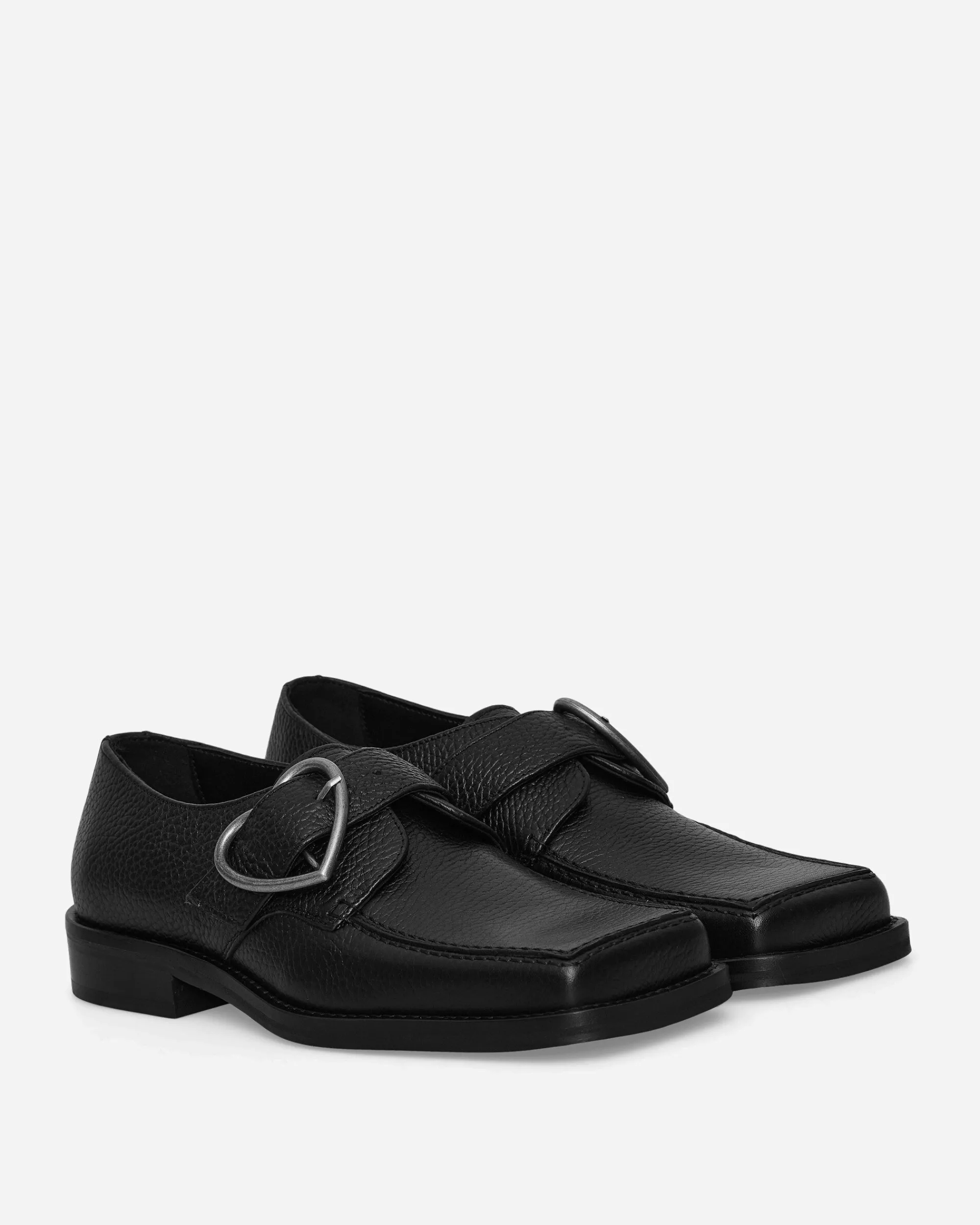 Martine Rose Classic Shoes^Women's Square Toe Buckle Loafers Black