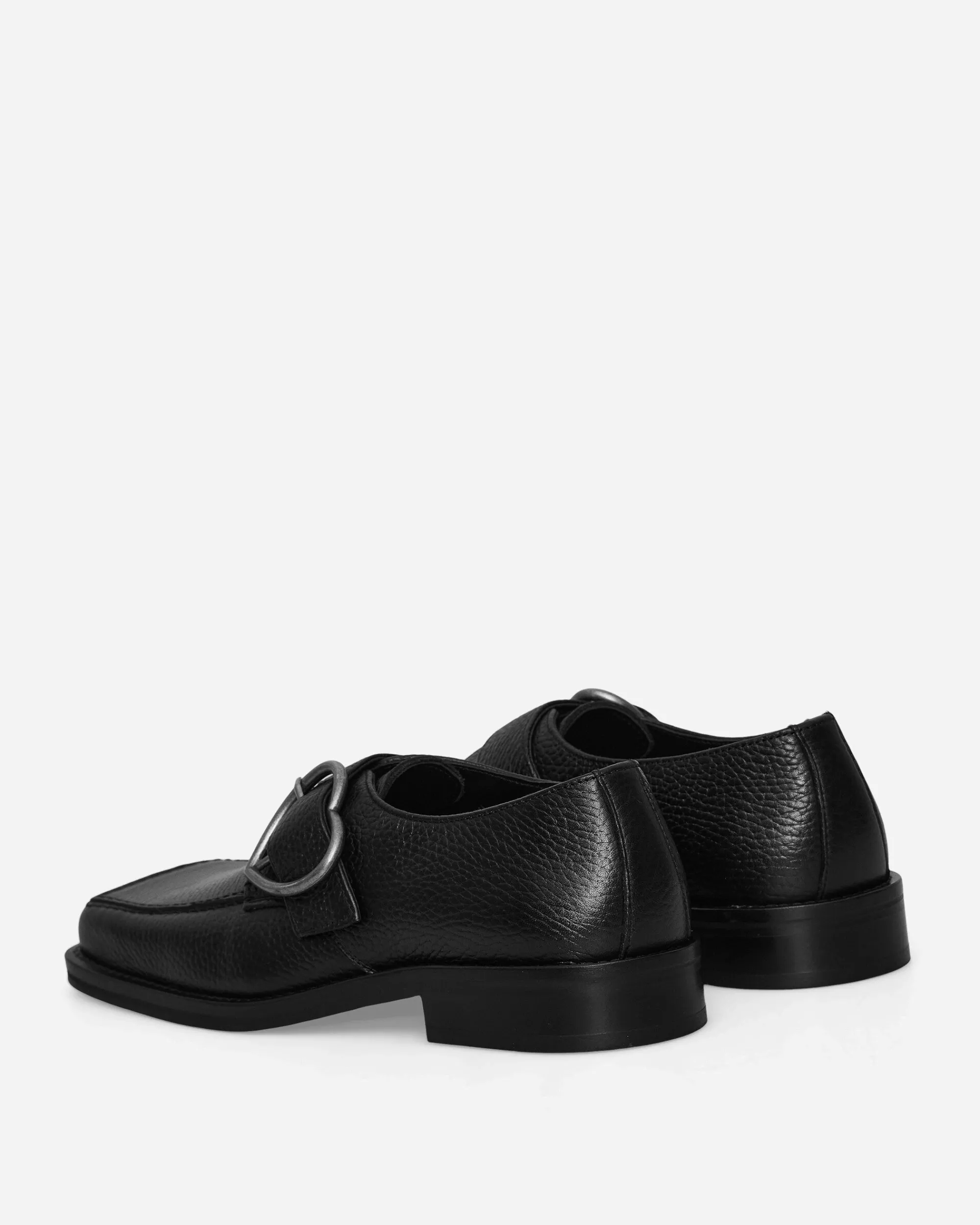 Martine Rose Classic Shoes^Women's Square Toe Buckle Loafers Black