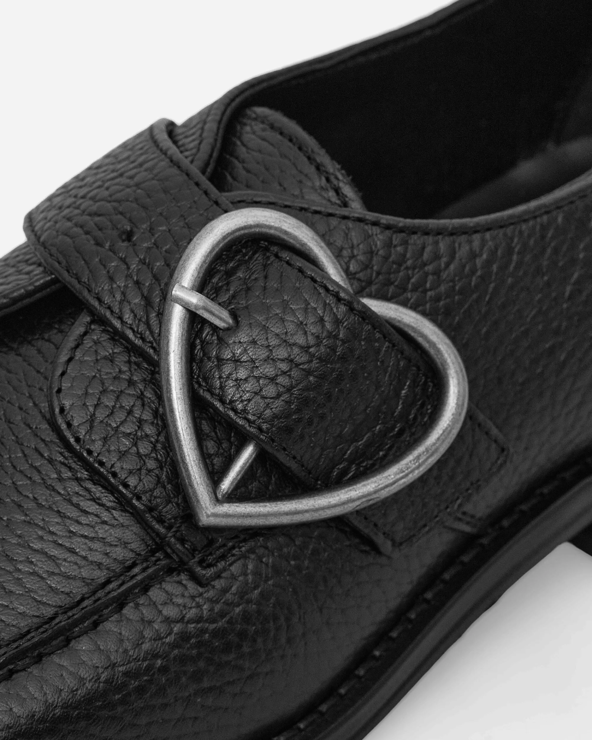 Martine Rose Classic Shoes^Women's Square Toe Buckle Loafers Black