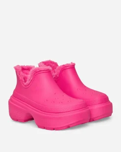 Crocs Sandals And Slides^Women's Stomp Lined Shorty Boots Pink Crush
