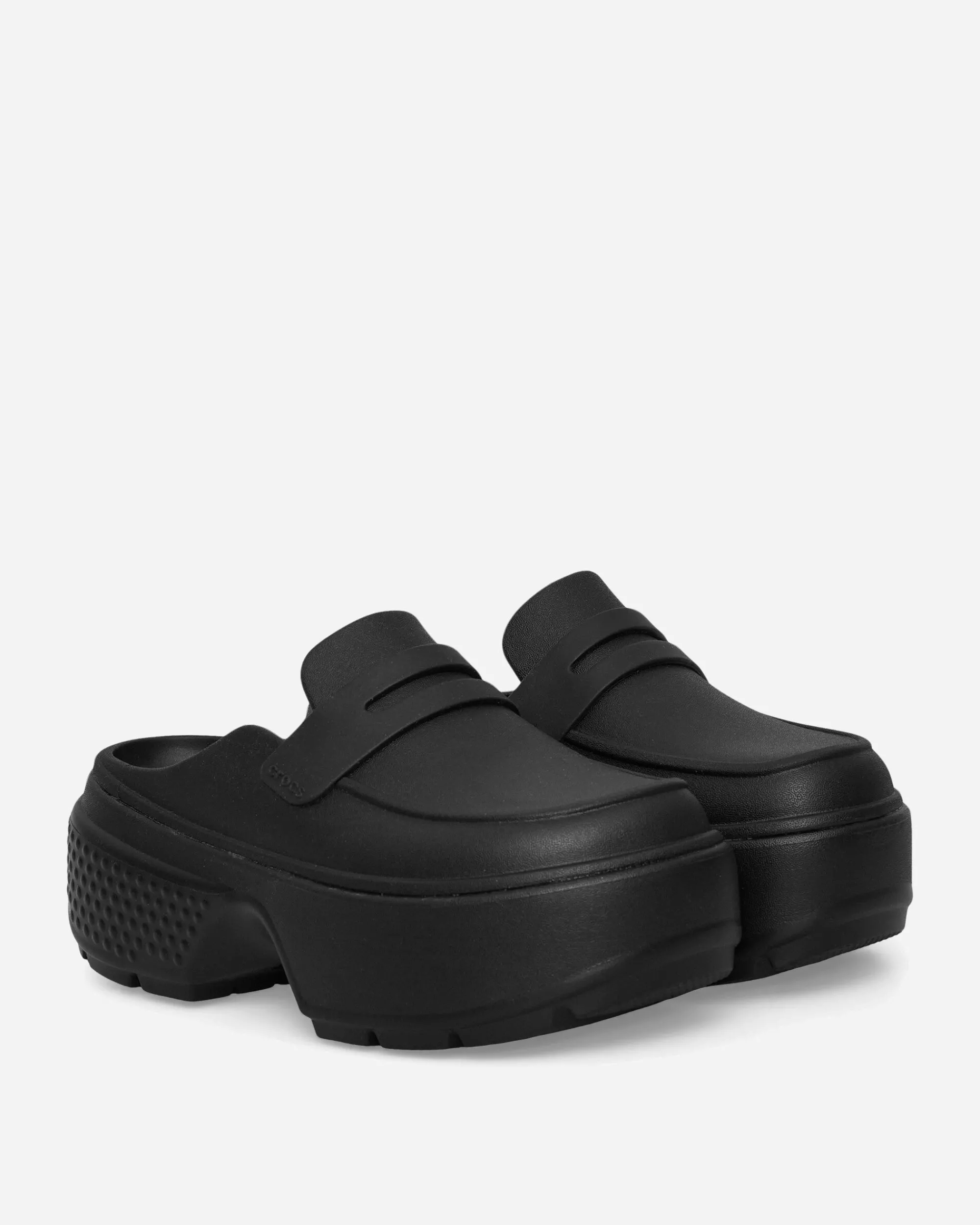 Crocs Classic Shoes^Women's Stomp Loafers Black