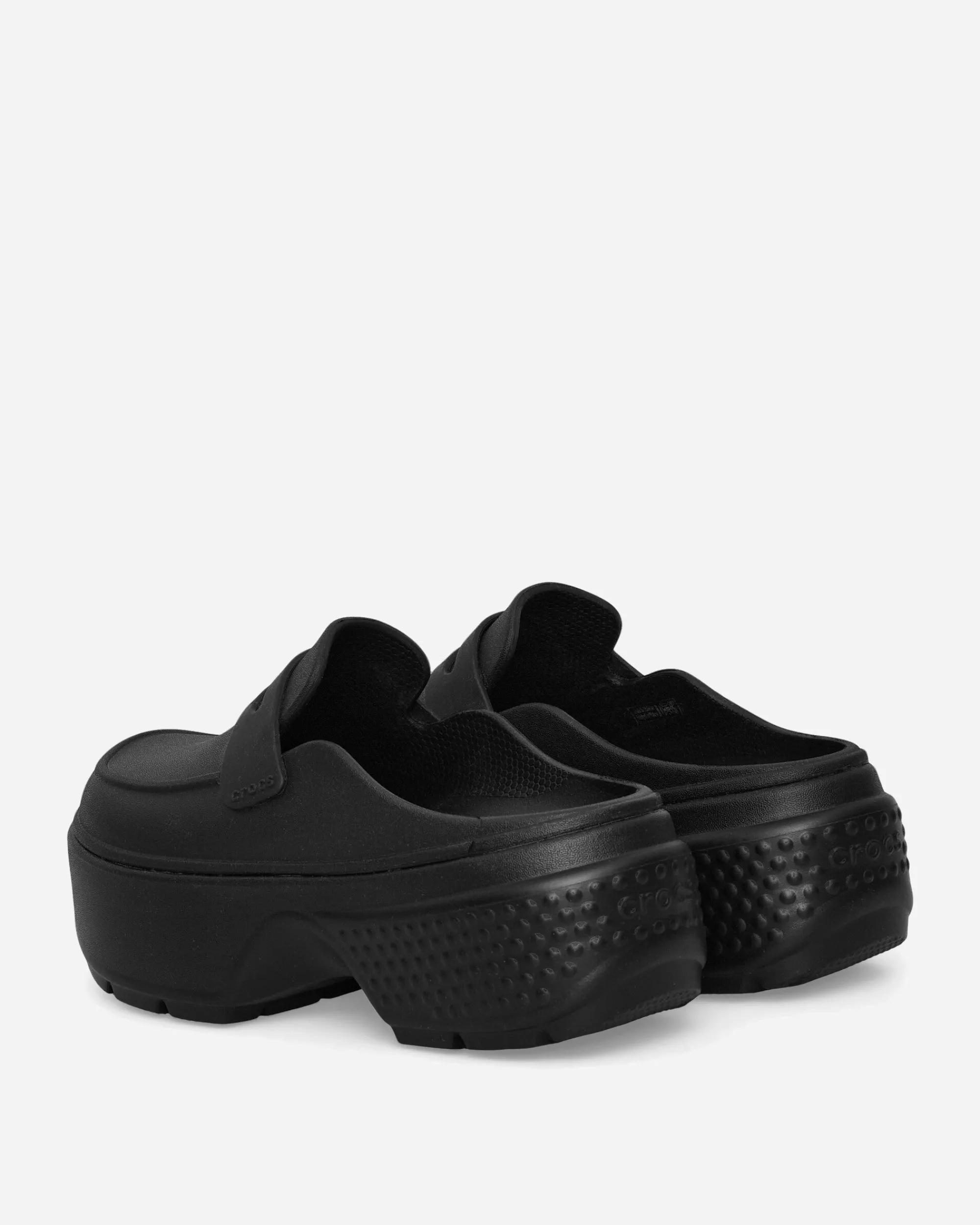 Crocs Classic Shoes^Women's Stomp Loafers Black