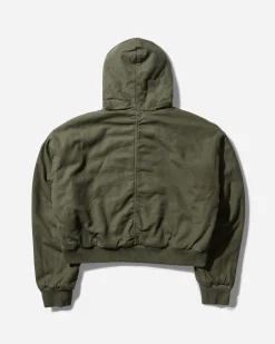 Nike Jordan Coats And Jackets^Women's Travis Scott Hooded Canvas Jacket Khaki