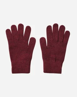 HYEIN SEO Knitwears^Women's Troyer Knit Sweater with Gloves Burgundy