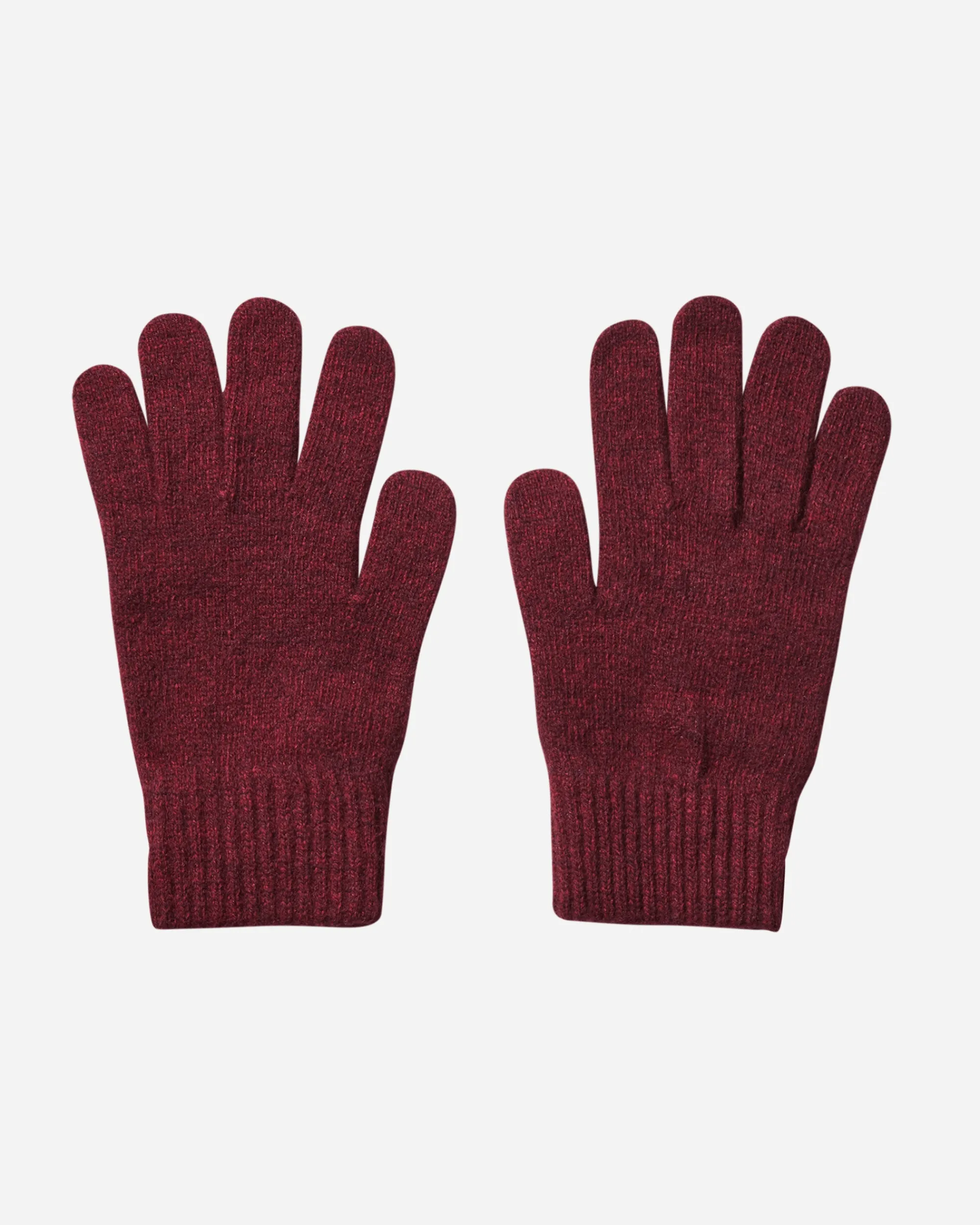 HYEIN SEO Knitwears^Women's Troyer Knit Sweater with Gloves Burgundy