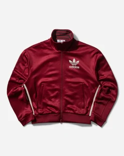 adidas Sweatshirts^Women's Wales Bonner Track Top Collegiate Burgundy